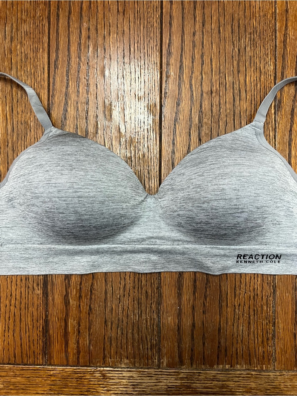 Reaction Kenneth Cole Heather Gray Wireless Comfort Bra size Large